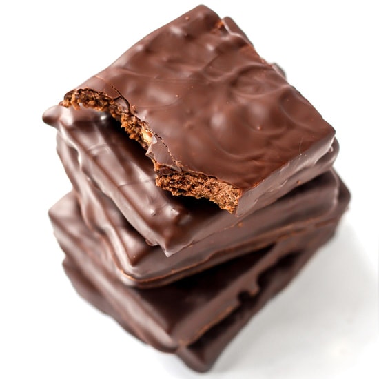 Vegan Almond Chocolate Protein Bars