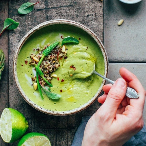 Easy Green Curry Asparagus Soup