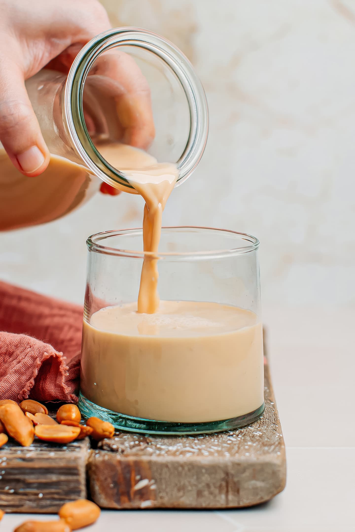 Homemade Peanut Milk