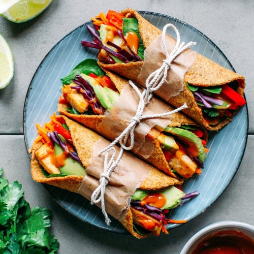 Spicy Thai Flaxseed Wraps