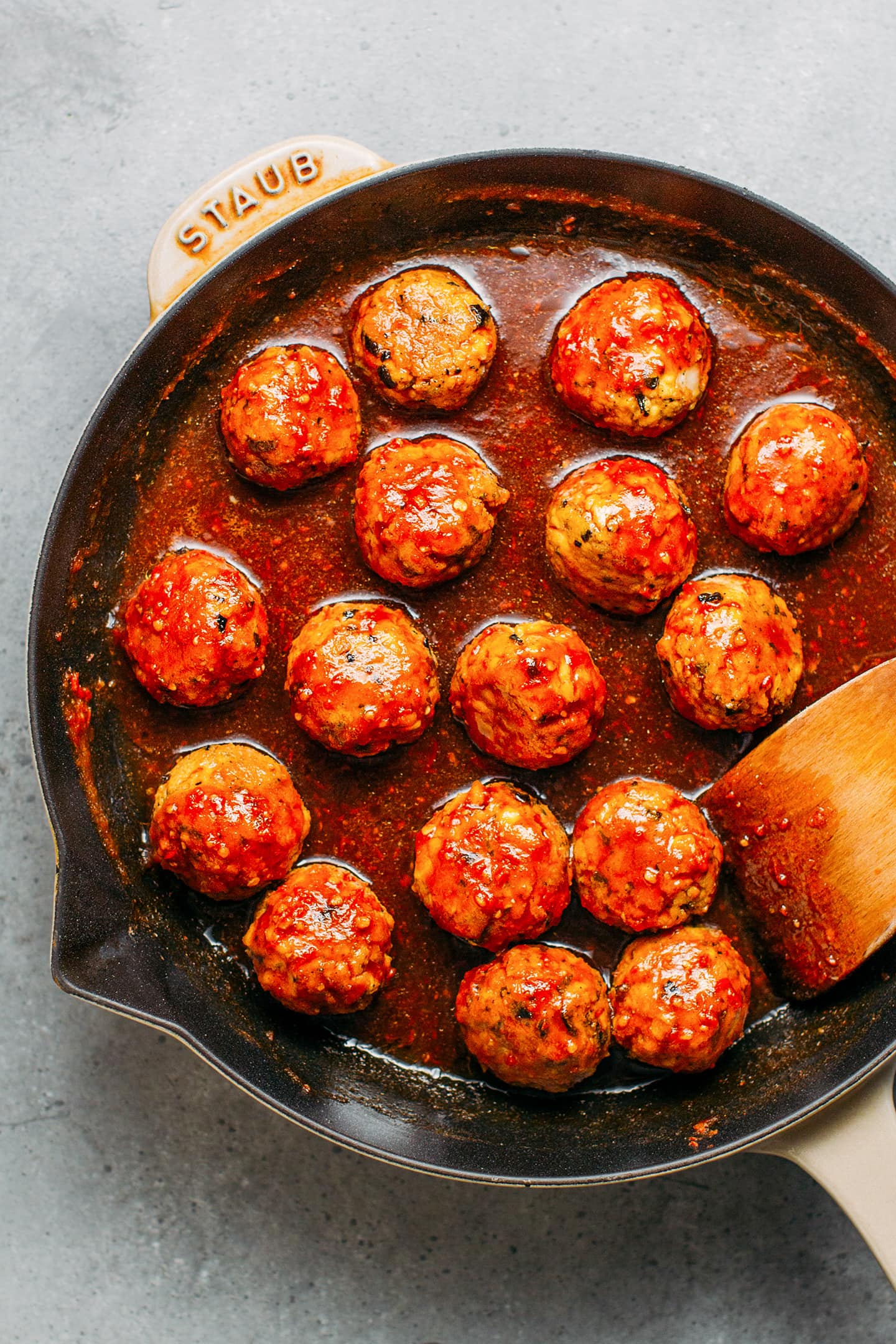 Tofu Balls with Sweet & Spicy Sauce