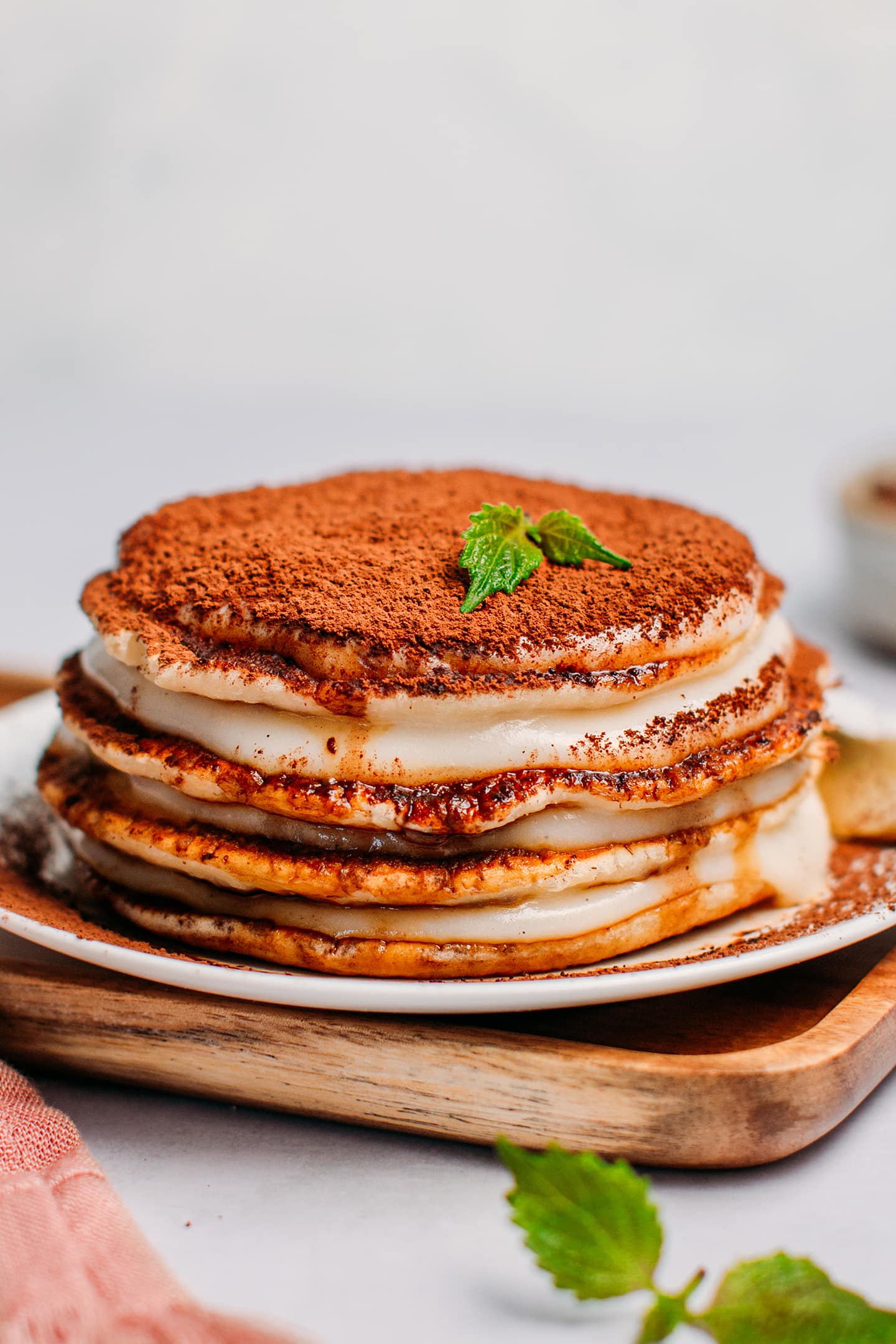 Vegan Tiramisu Pancakes